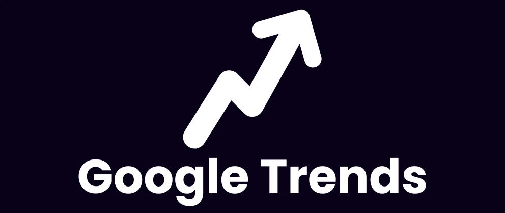 Google Trends icon showing upward graph for search trends analysis